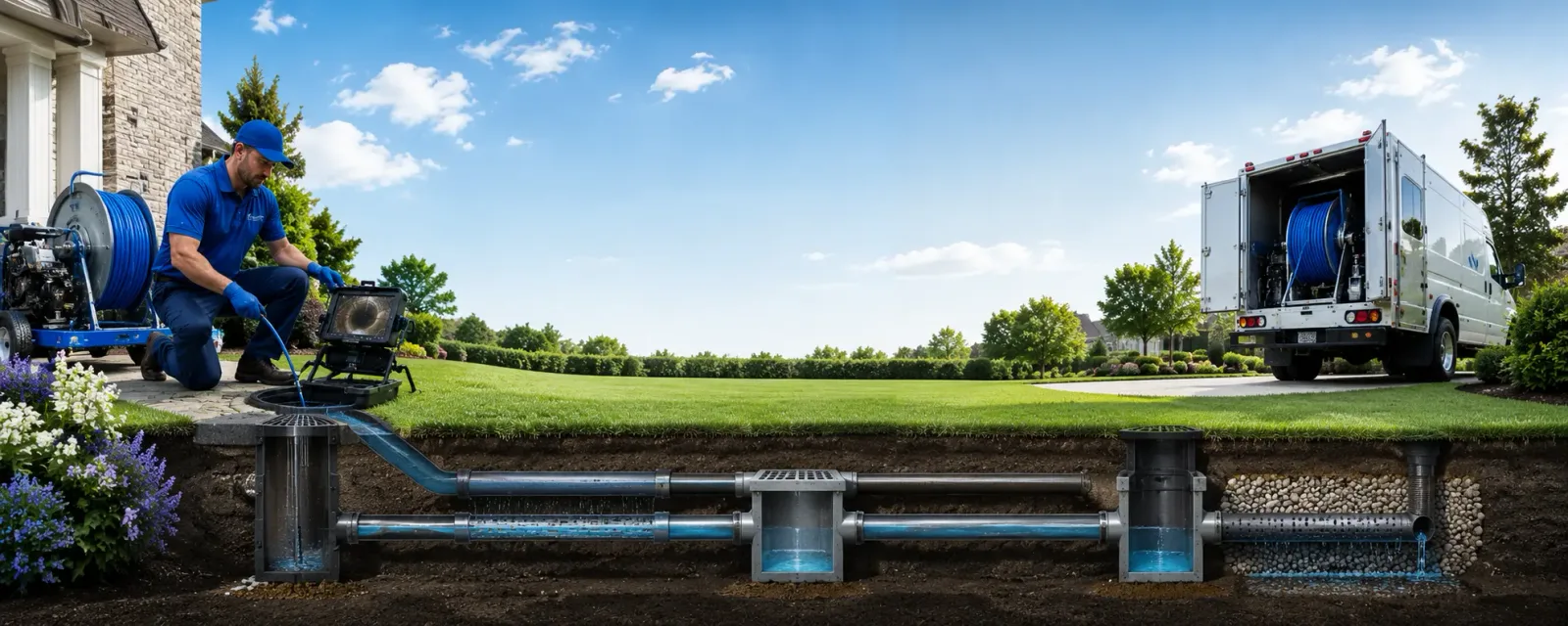 Outdoor drain cleaning information for Cee Vee, TX